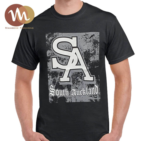 QUALITY SCREENPRINTED 100% COTTON SOUTH AUCKLAND T. SHIRTS